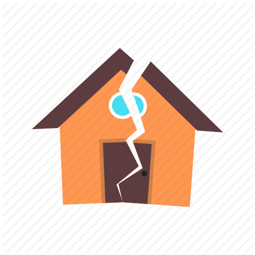 Collapse, Damage, Disaster, Earthquake, House, Structure, Wall Icon