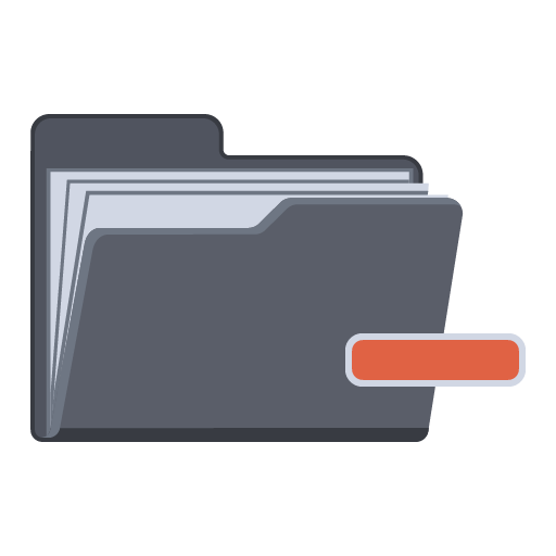 Collapse Folder Icon Flat Folder Iconset Pelfusion