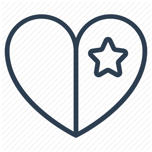 Collection, Favorite, Heart, Star Icon