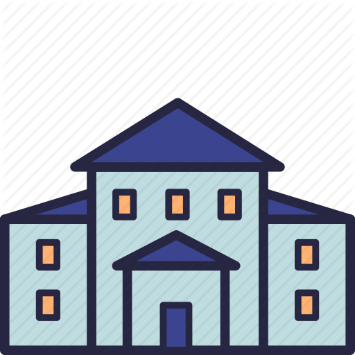 Building, College, Education, School Icon