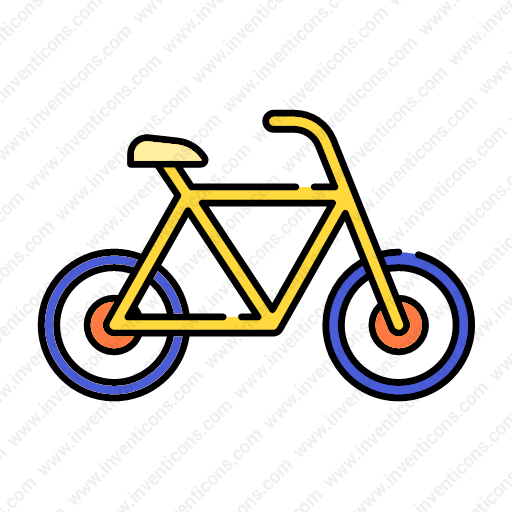 Download Transport,bicycle,lineal,color Icon Inventicons