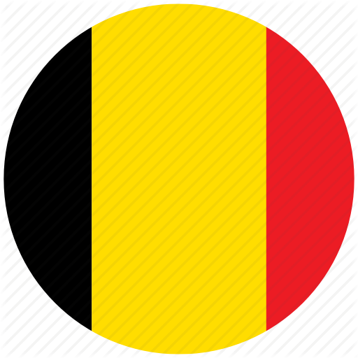 Belgium, Belgium's Circled Flag, Belgium's Flag, Flag Of Belgium Icon