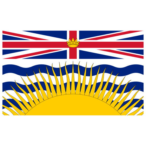 Ca Bc British Columbia Flag Icon