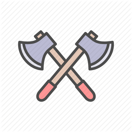 Axe, Battle, Combat, Cross, Fight, War, Weapon Icon