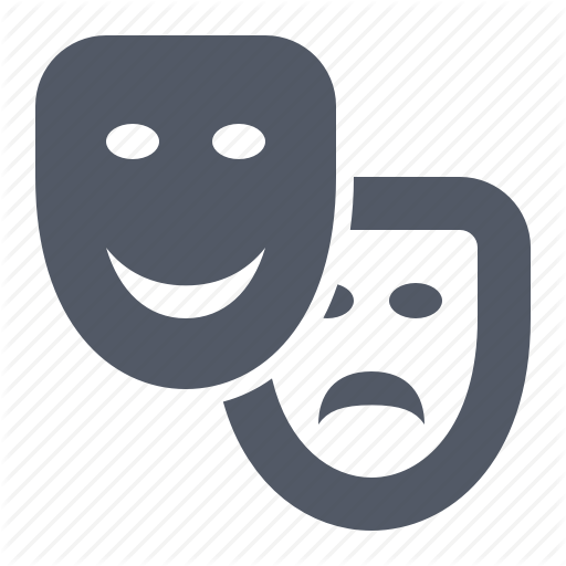 Comedy, Drama, Entertainment, Genre, Happy, Mask, Sad, Theater Icon