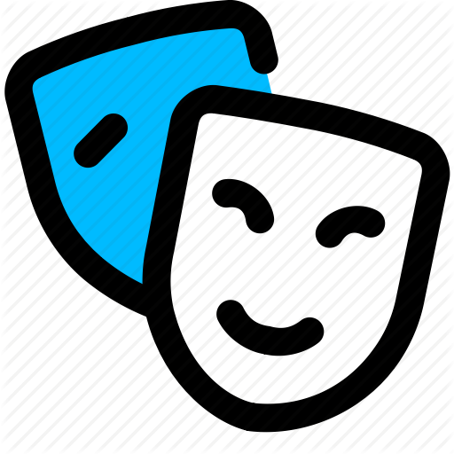 Comedy, Drama, Mask, Theater Icon