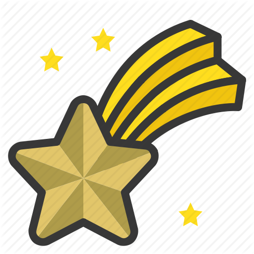 Christmas, Comet, Star, Star Fall, Xmas Icon