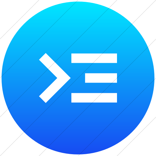 Flat Circle White On Ios Blue Gradient Raphael Command