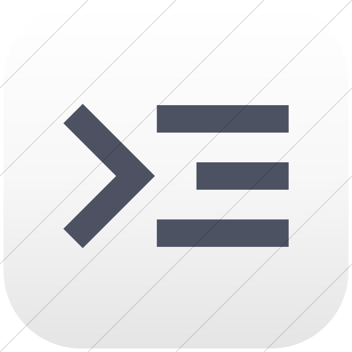 Flat Rounded Square Blue Gray On White Gradient Raphael