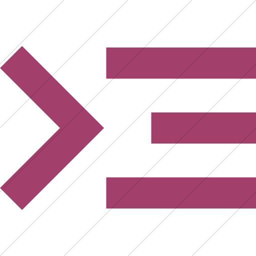 Simple Pink Raphael Command Line Icon
