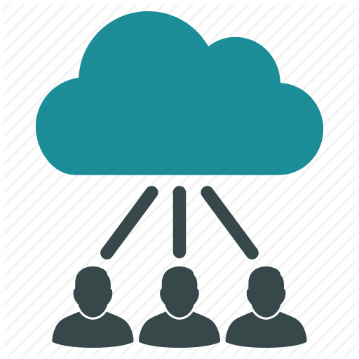 Cloud, Community, Customers, Hierarchy, Online, User Group, Users Icon