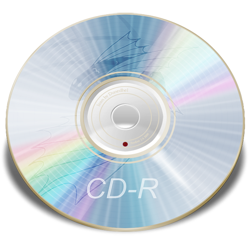 Cd Rom Blue Icons, Free Icons In Kaori