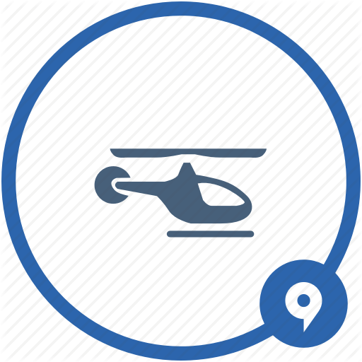 Compact, Flight, Helicopter, Tourist Icon