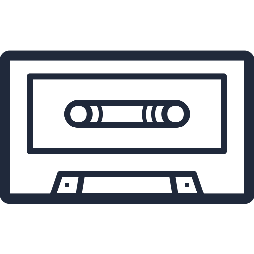 Cassette, Data, Compact Icon