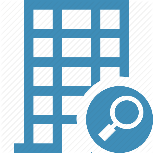 Building, Business, Company, Estate, House, Office, Search Icon