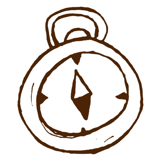 Hand Drawn Compass Icon