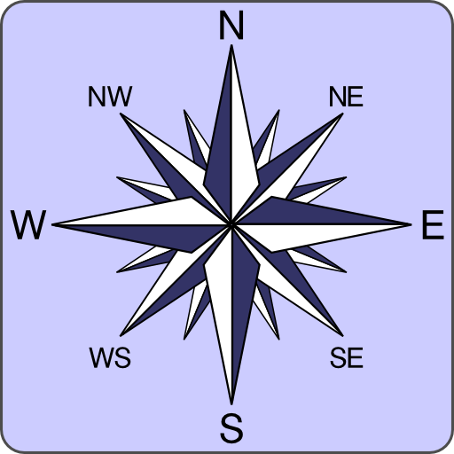 Wind Rose Icon Clipart