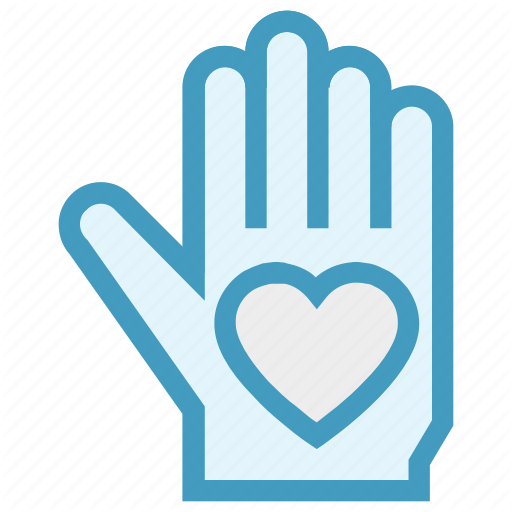 Charity, Compassion, Giving, Hand, Heart, Mercy, Valentines Icon