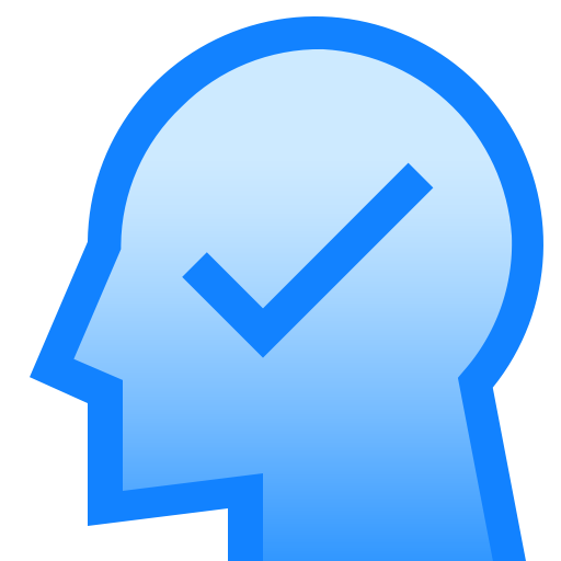 Man, Face, User, Head, Human, Done, Complete Icon