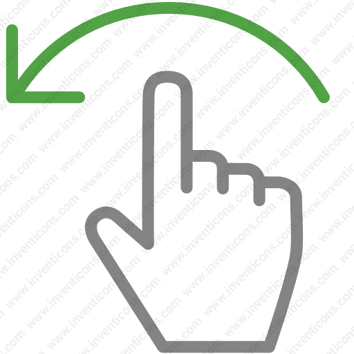 Download Finger,gesture,hand,move,left,swipe Icon Inventicons