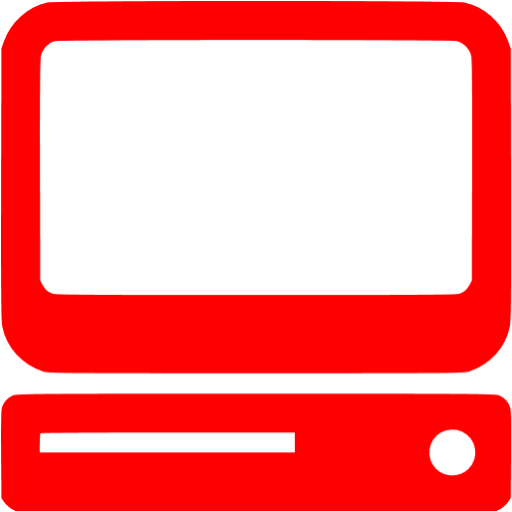 Red Computer Icon