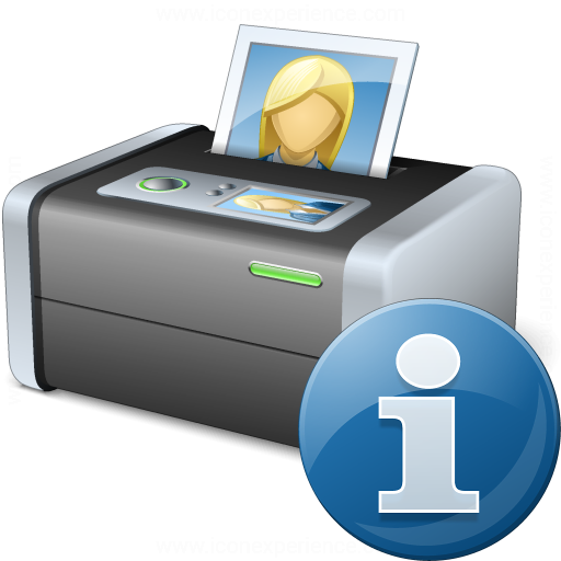 Iconexperience V Collection Printer Information Icon