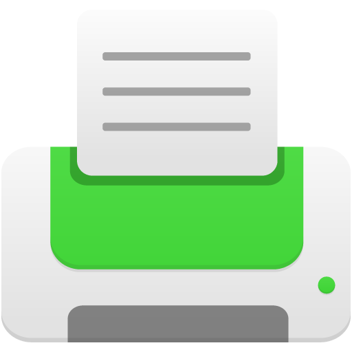 Printer Green Icon Flatastic Iconset Custom Icon Design