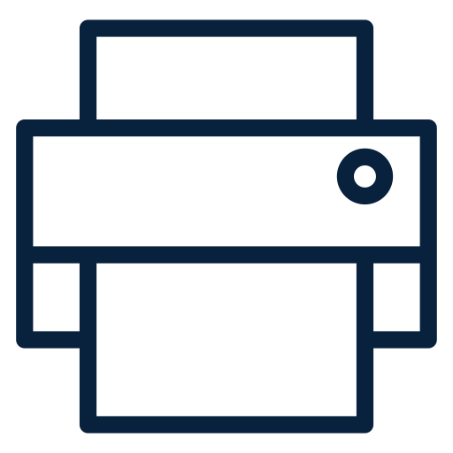 Electronic, Computer, Web, Technology, Printer Icon
