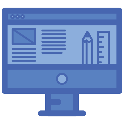 Computer, Screen, Monitor, Learning, Study Icon Free Of Free