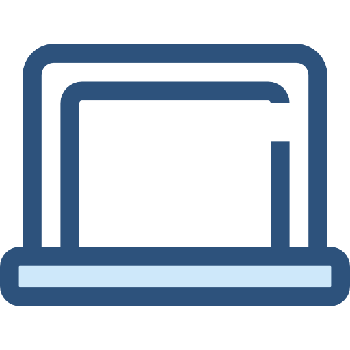 Computer Flat Darkslateblue Icon