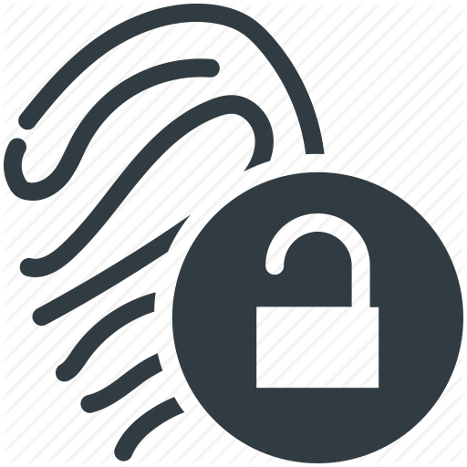 Biometric, Digital Security, Fingerprint Lock, Lock Sign, Security