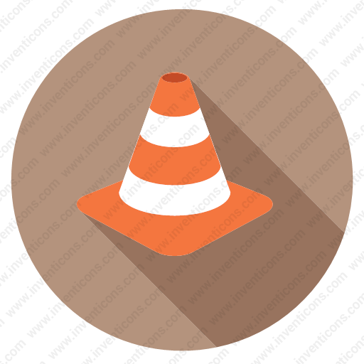Download Vlc,cone,forbidden,media,player,traffic,warning Icon