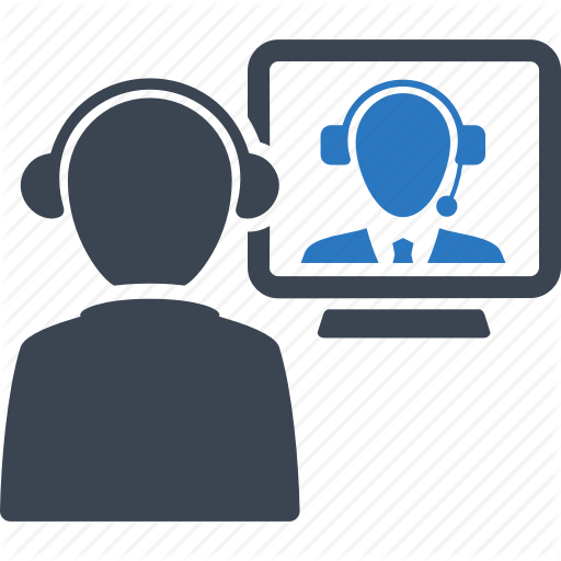Communication, Job Interview, Video Conference Icon