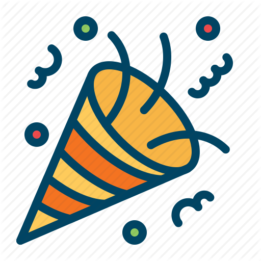 Celebration, Confetti, Day, New, Paper, Popper, Year Icon