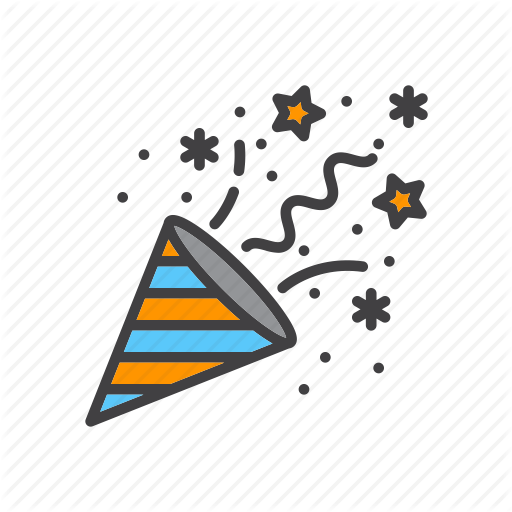 Cone, Confetti, Popper Icon