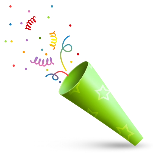 Confetti Icon New Year Iconset