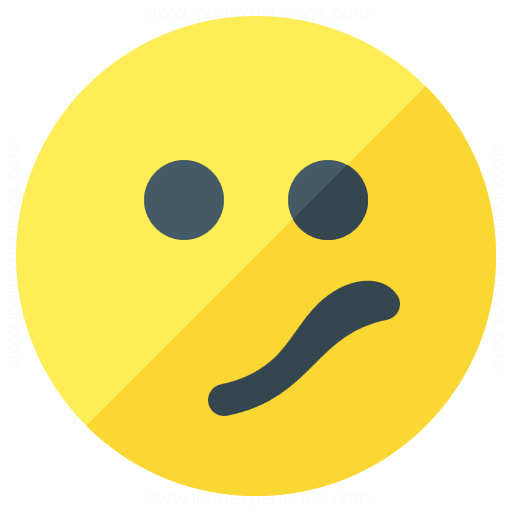 Iconexperience G Collection Emoticon Confused Icon