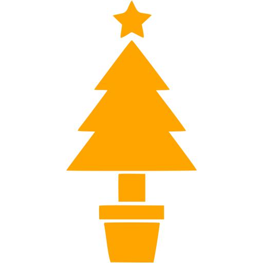 Orange Christmas Icon