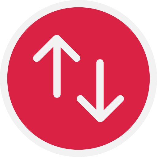 Upload, Download, Connection Icon