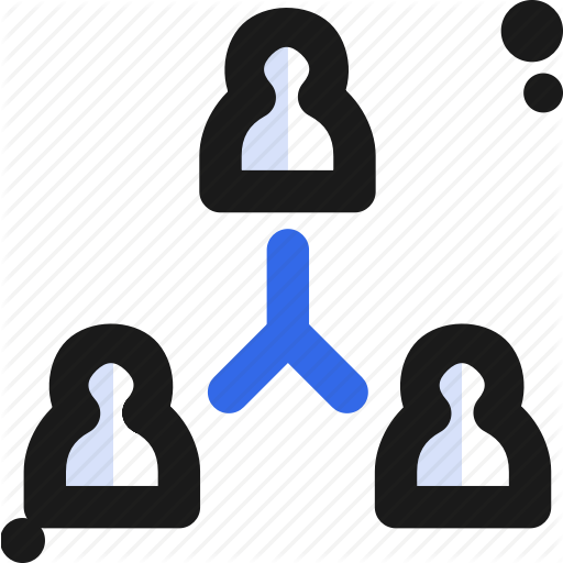Connectivity, Organization, People, Team Icon