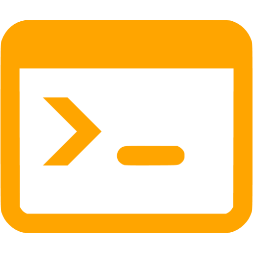 Orange Console Icon