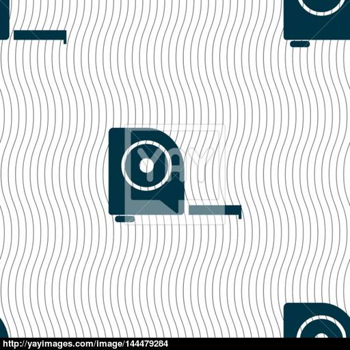 Roulette Construction Icon Sign Seamless Pattern With Geometric