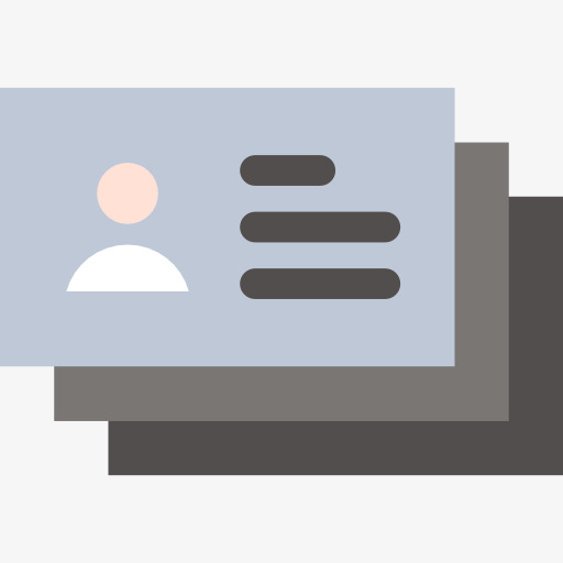 Business Card Clip Art Cartoonname Card Name Card Work Permit