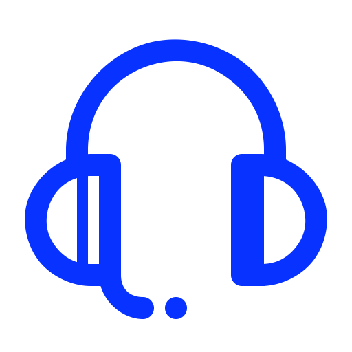 Contact Us, Listne, Music, Help, Support, Headphones, Headset Icon