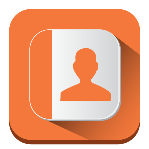 Contacts Icon Long Shadow Iconset Pelfusion