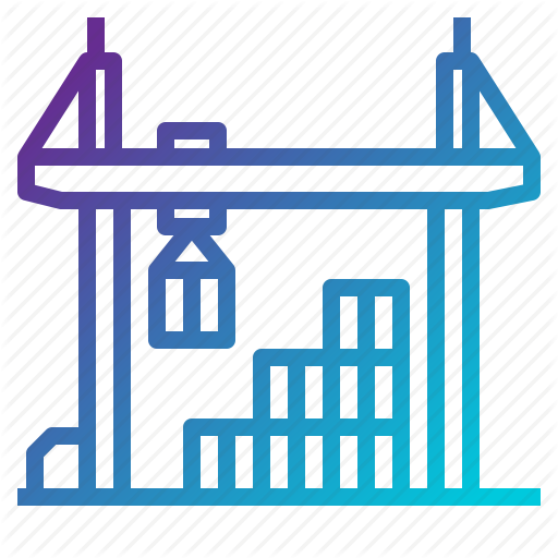 Container, Containers, Crane, Industry, Port, Storage Icon