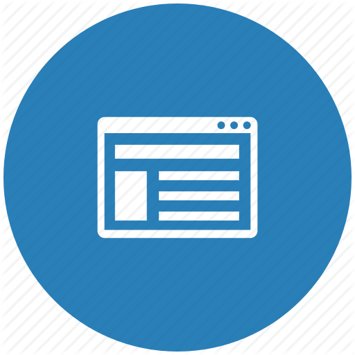 Blue, Content, Context, Page, Round, Seo, Text Icon