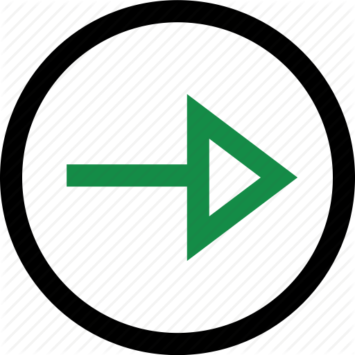 Continue, Forward, Go Icon