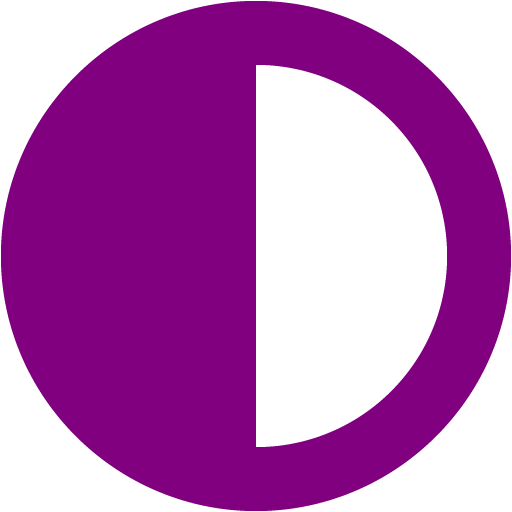Purple Contrast Icon