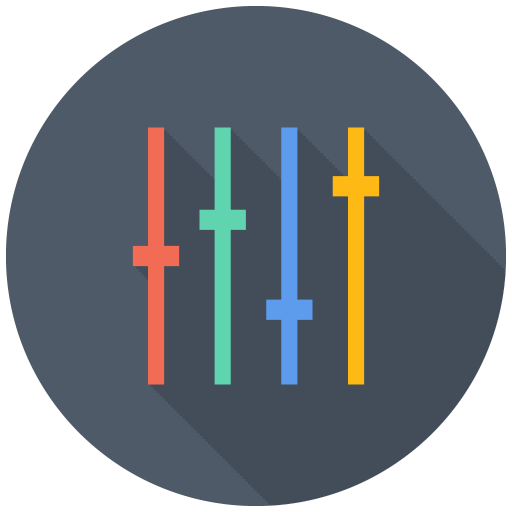 Tunning Icon Free Flat Multimedia Iconset Designbolts